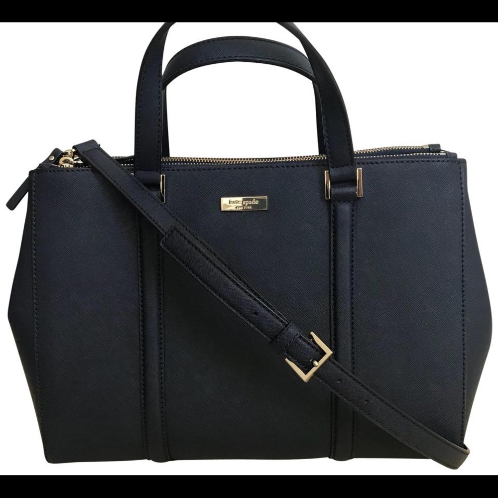 ✨ Kate Spade Black Large Loden Satchel Bag